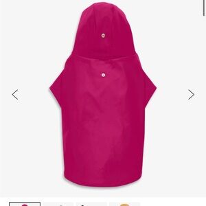 Primary small dog raincoat (raspberry color)